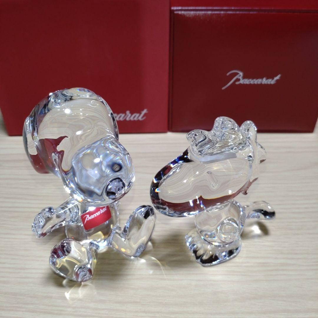 バカラ スヌーピー ウッドストック 2点セット売り - メルカリ