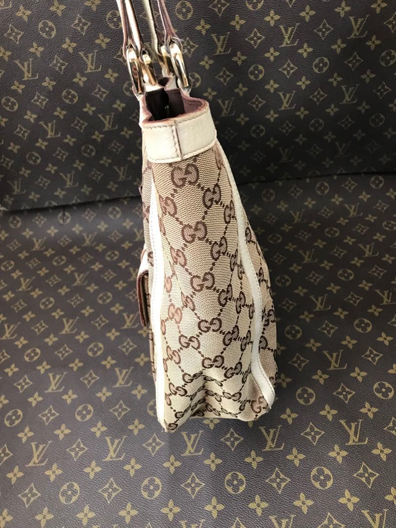 人気商品、GUCCI、146247、アビーラインwポケットGG柄トートショルダー