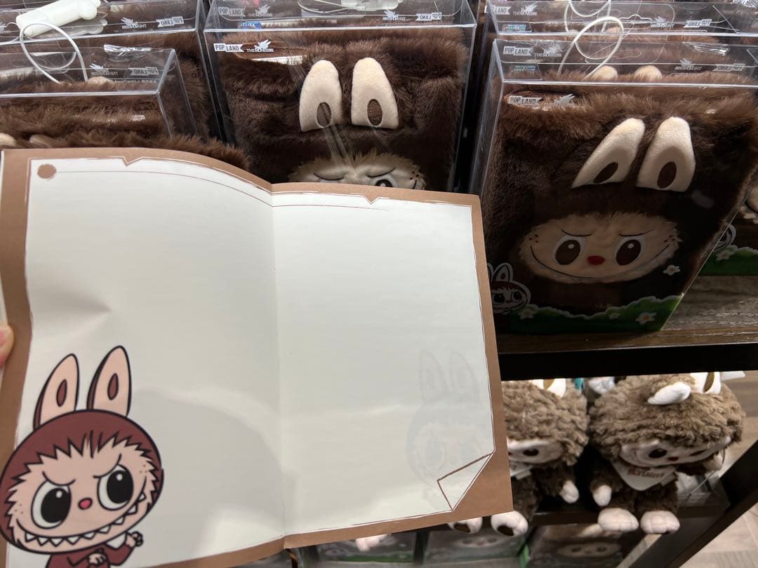 北京　ポップランド限定　ラブブ　モココ　手帳セット