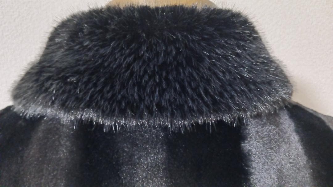 イタリア製 ミンク ＆ カシミヤ混 ファーコート 毛皮 厚手 防寒 メンズ M