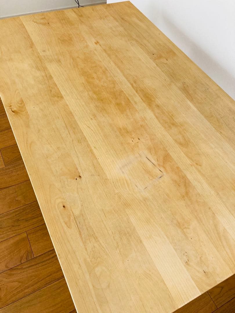 【MOMO NATURALダイニングテーブル】◆幅140センチ◆奥行き83センチ