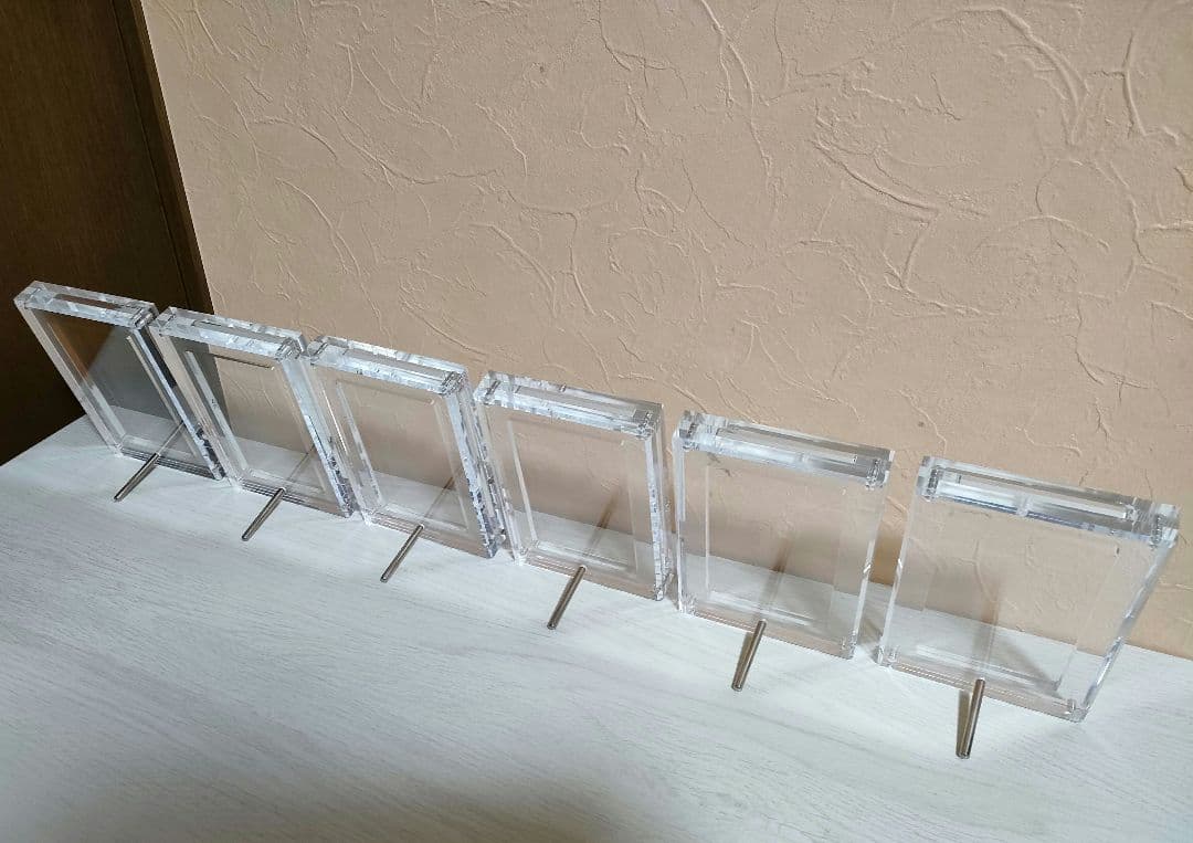 ヨロズラボ PSA専用 マグネットローダー アクリルブロック uvカット 6個