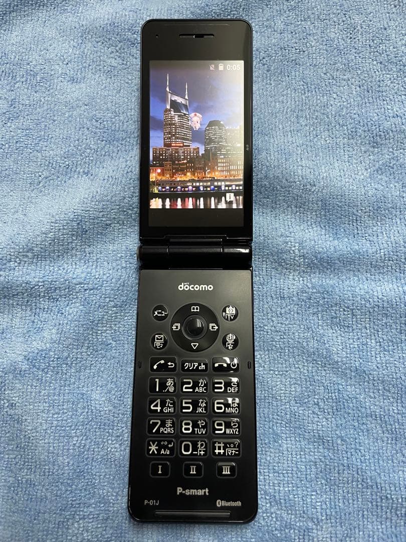 docomo P-01J P-smart ケータイ ブラック ドコモ ガラケー - メルカリ