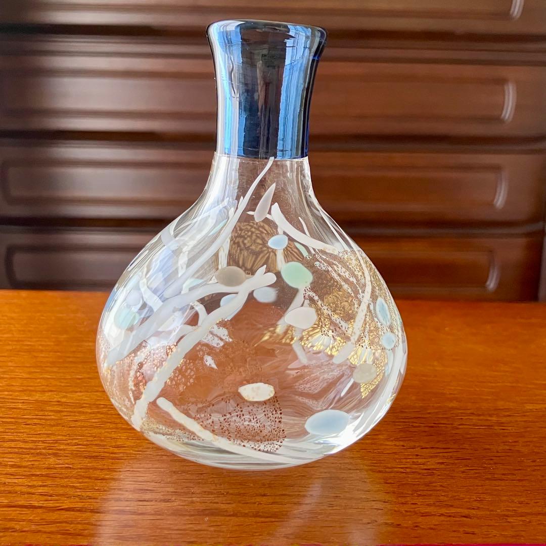 石井康治 手吹き硝子 酒器揃 徳利 /ぐい呑 二客