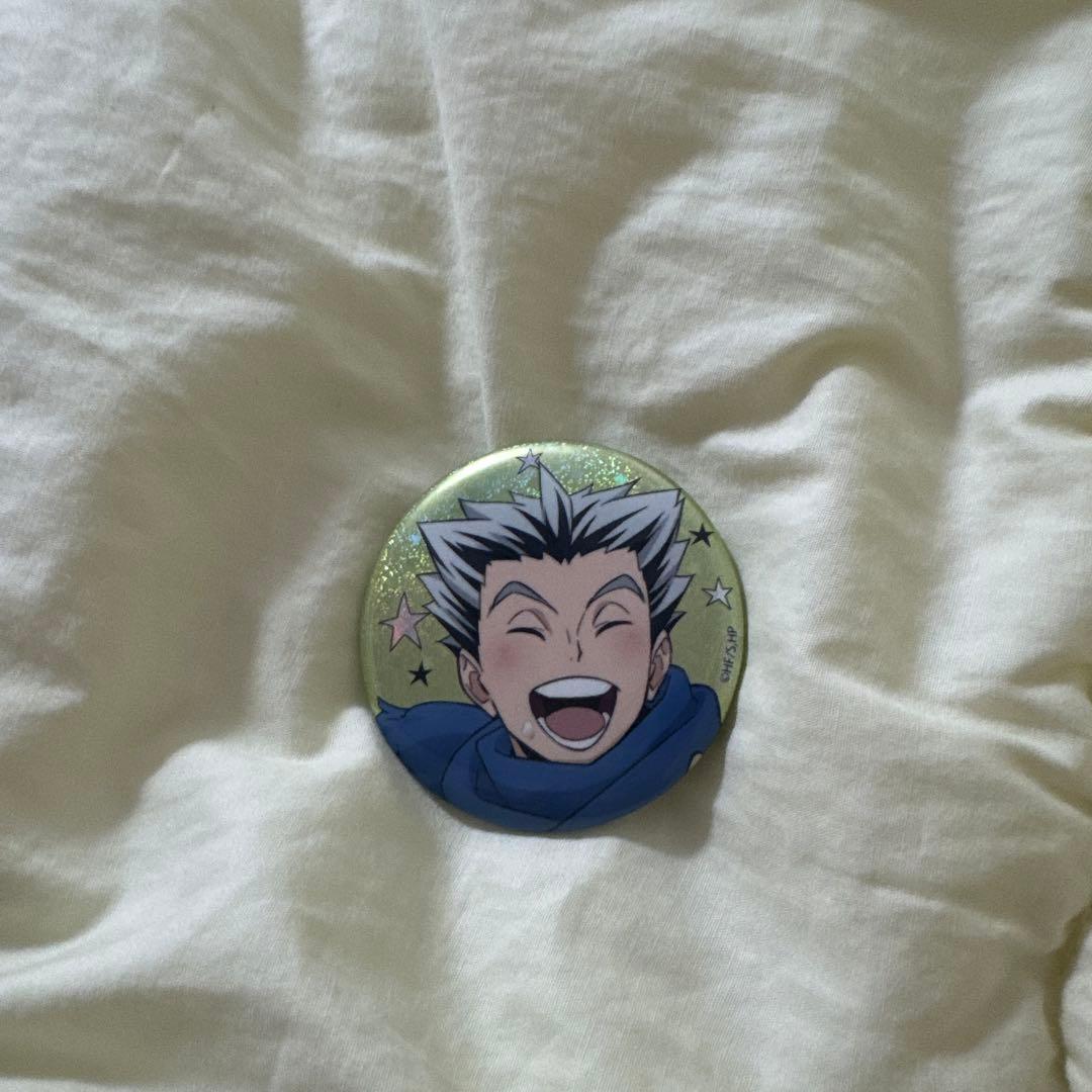 ハイキュー × コスモワールド 缶バッジ 木兎光太郎 - メルカリ