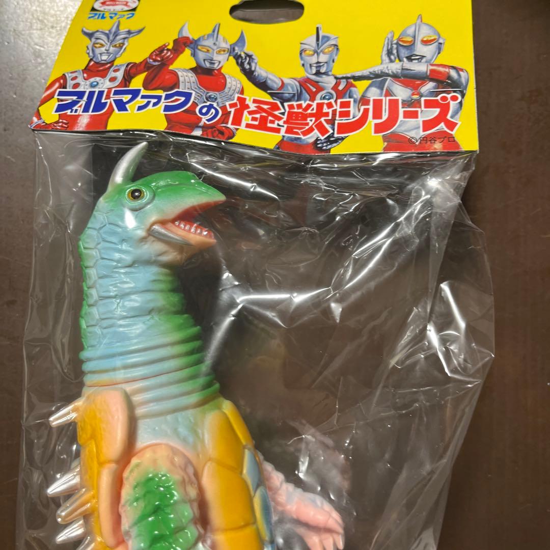 ブルマァクの怪獣シリーズソフビキングトータスライトブルー円谷