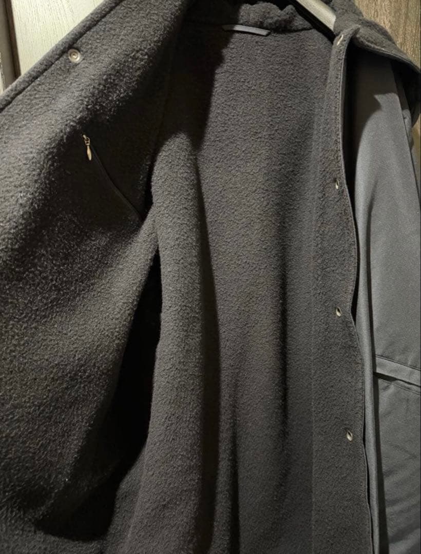 I*I様 即完売商品 COMOLI 20AW コットンシルクフーデッドコート