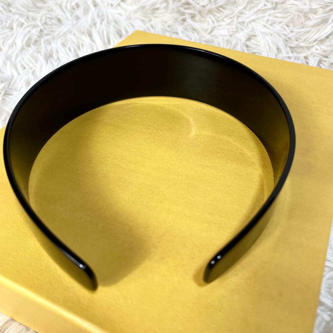 新品同様　CELINE セリーヌ　カチューシャ　ブラック　黒