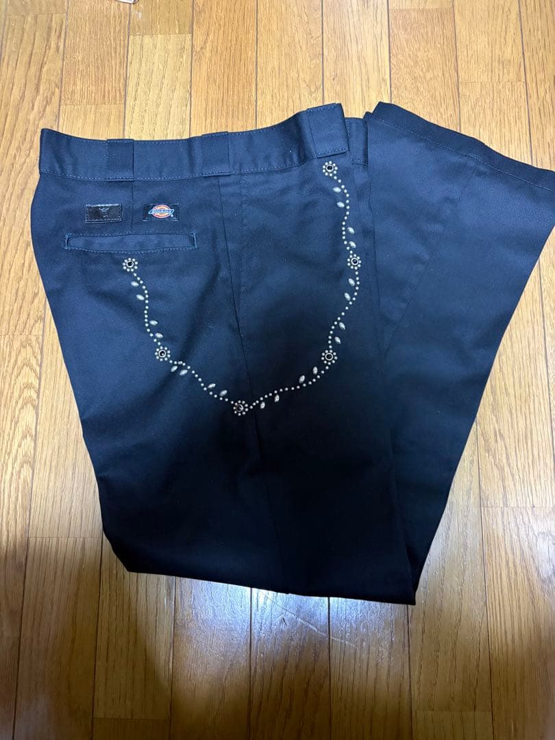 HTC】Custom Dickiesキムタク着用 同型同色 ブラック32×30