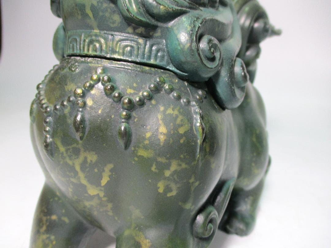 白銅 香炉 計２点 獅子型 正晴 作 ４足耳付 香道具 中国美術