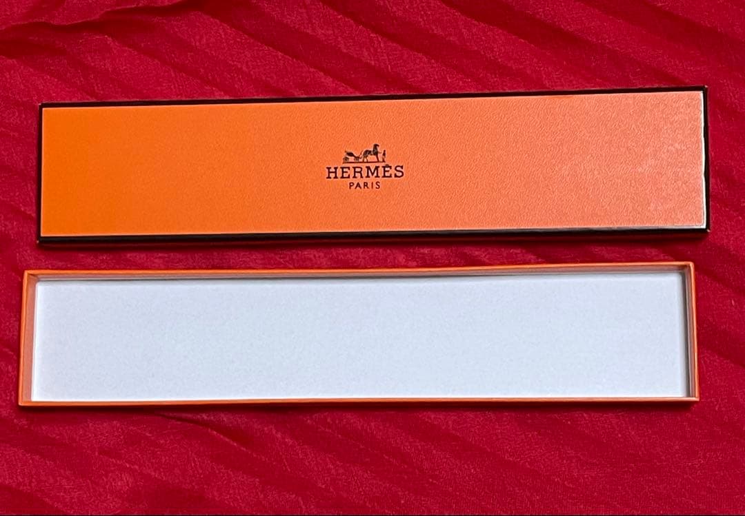 新品★HERMES エルメスシューホーン 黒　靴べら