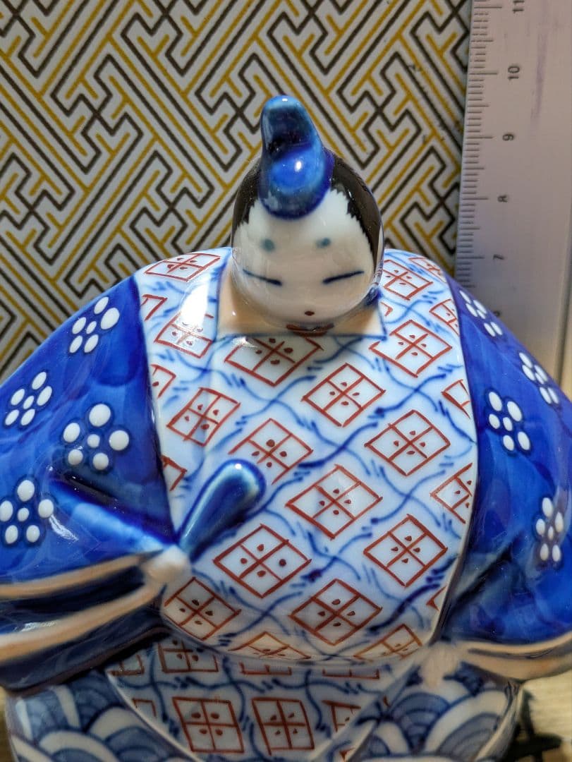 鍋島畑萬窯元陶器雛人形源氏雛　男雛　女雛
