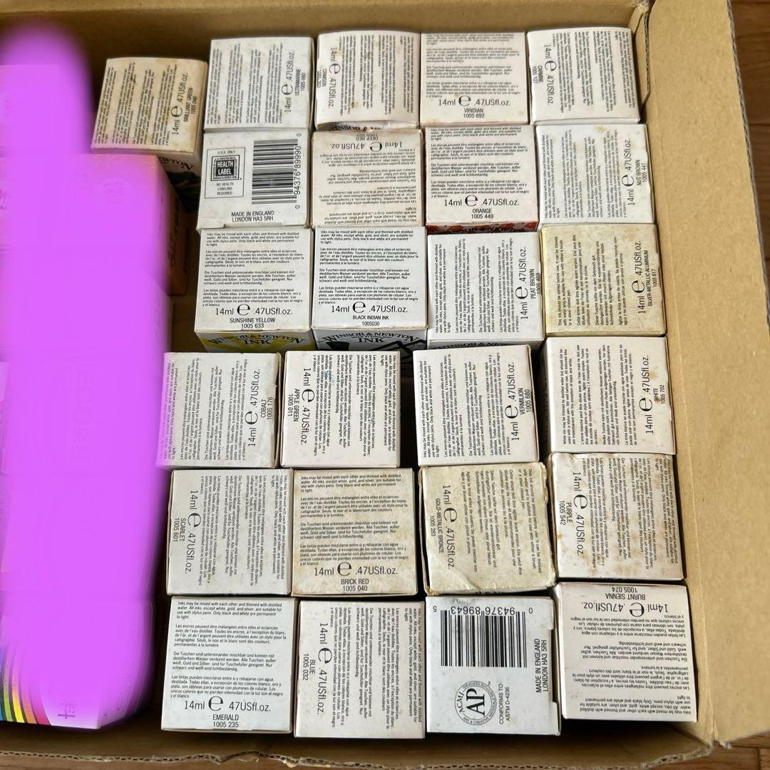 ウィンザー&ニュートン　インク25個