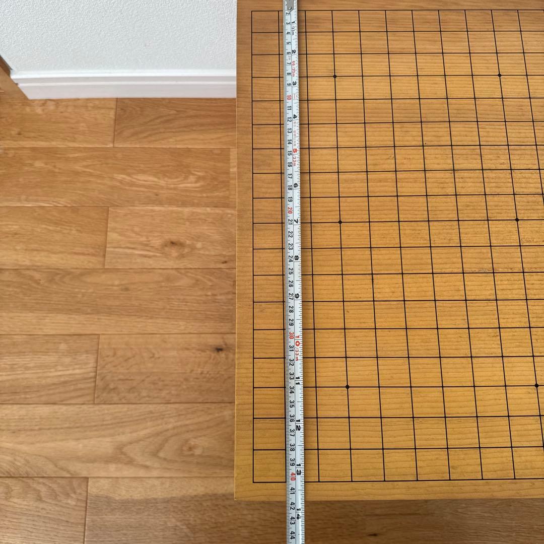 囲碁盤/ 脚付き/ヘソ有り/カバー付き/17cm厚/碁盤/囲碁