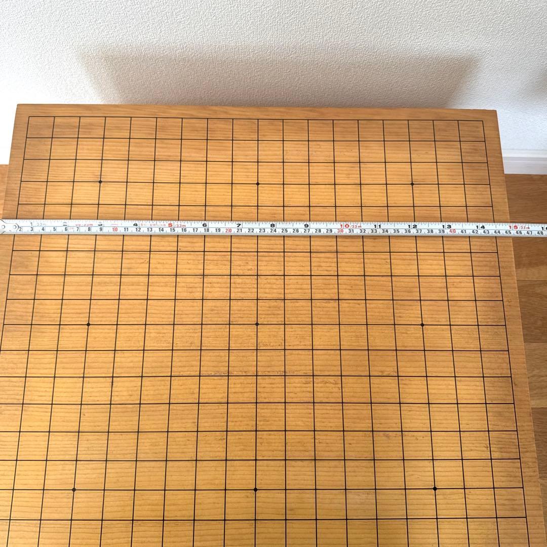 囲碁盤/ 脚付き/ヘソ有り/カバー付き/17cm厚/碁盤/囲碁