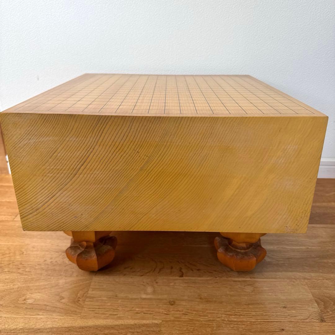 囲碁盤/ 脚付き/ヘソ有り/カバー付き/17cm厚/碁盤/囲碁