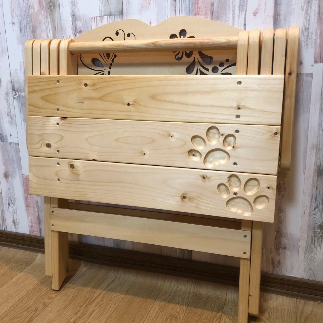 ハンドメイド ペット用 折りたたみ式 可愛い ベンチ 撮影用 - メルカリ