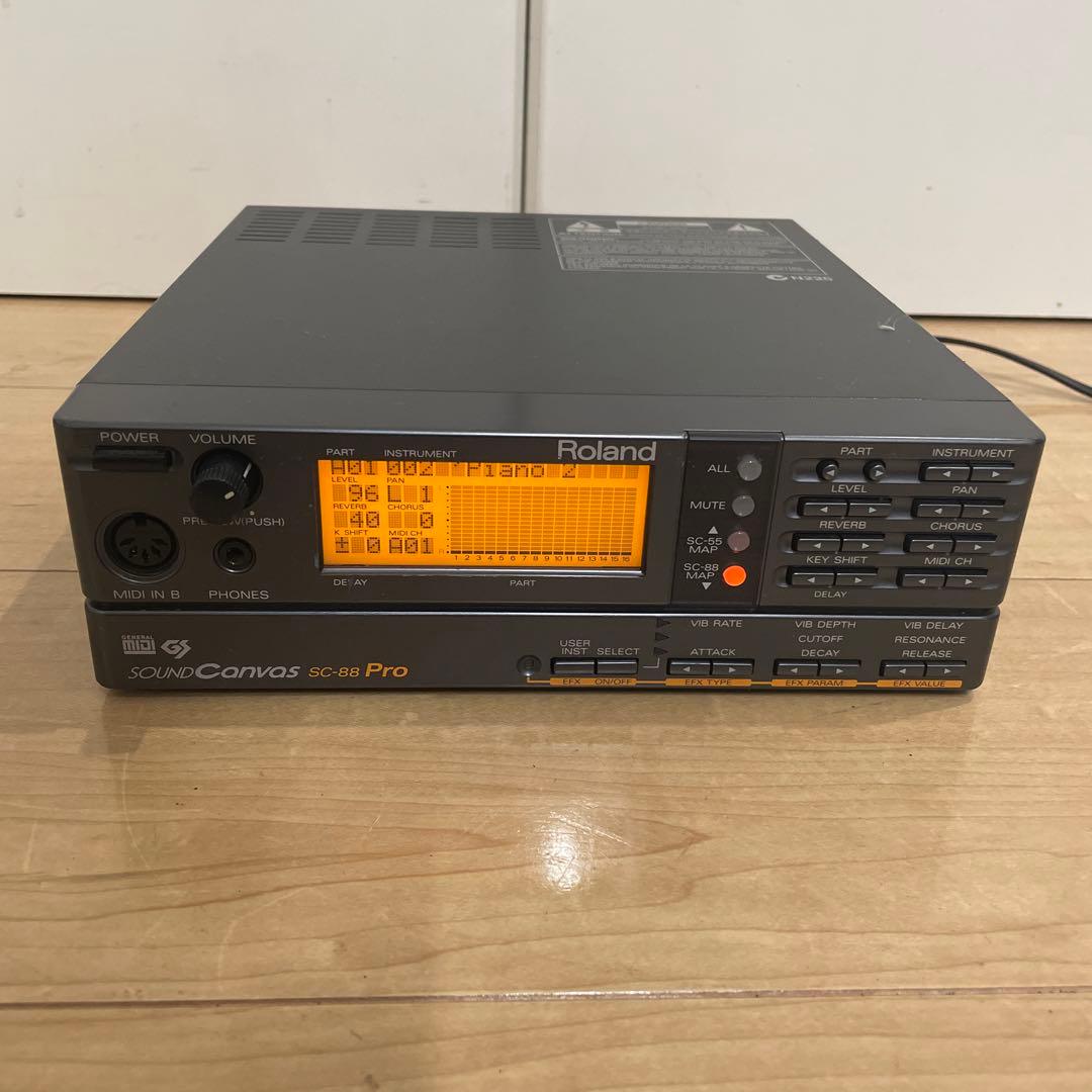 ローランド SC-88ST Pro 音源モジュール 動作品 ROLAND