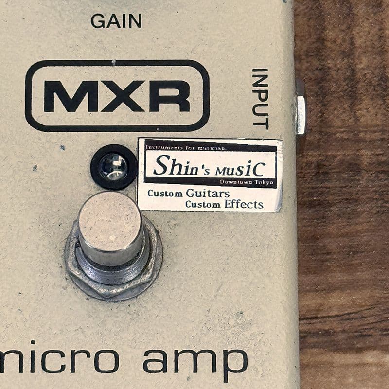 【希少】MXR Micro Amp \"Shin's Music Mod\"