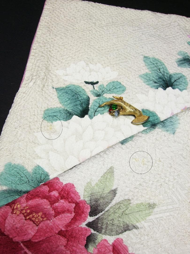 牡丹とダリア 総絞り 振袖フルセット m3 成人式 - メルカリ