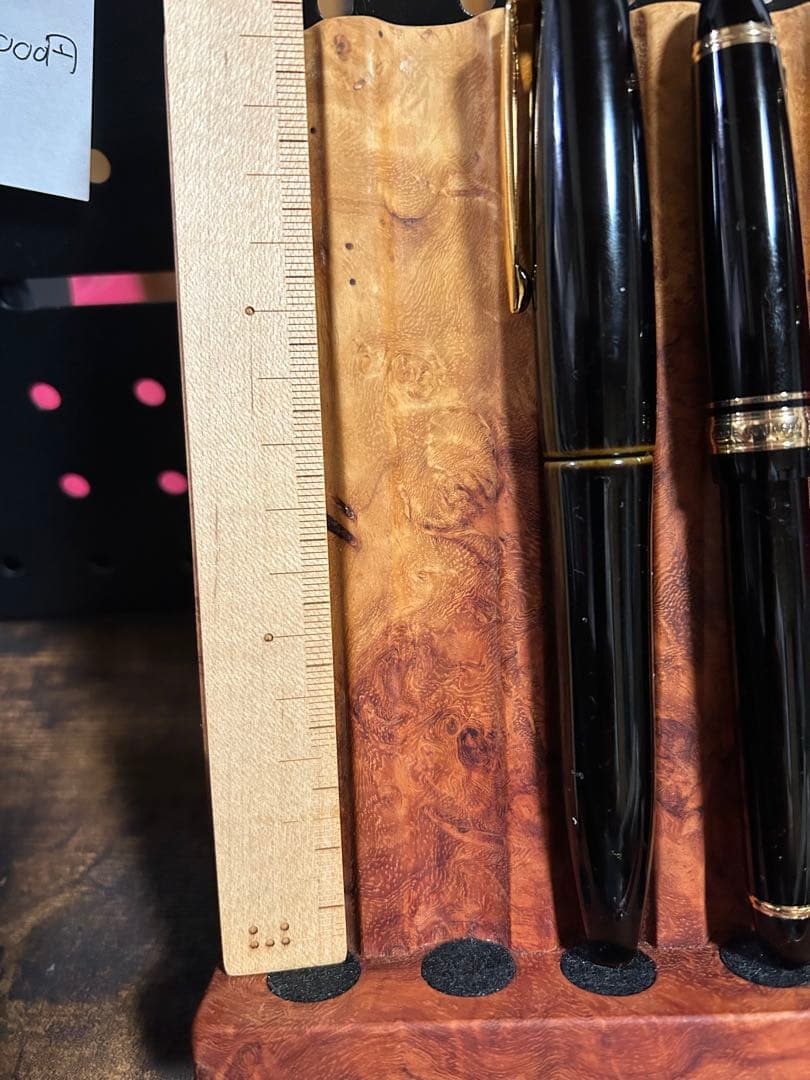 kentaro-papa ケンタロウパパ 花梨紅白 ペンスタンド ペン立て 楔