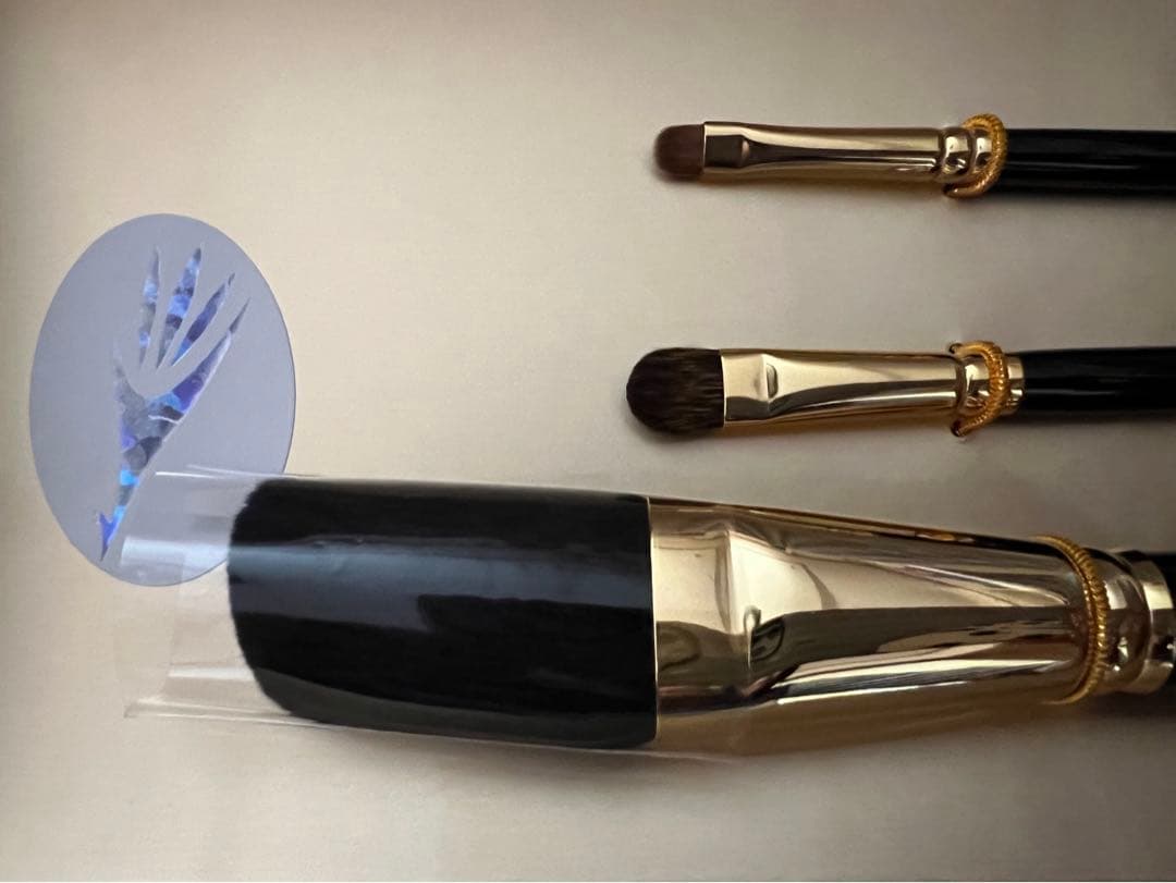 【専用】熊野筆 白鳳堂 化粧筆セット〈３本セット〉ゴールド