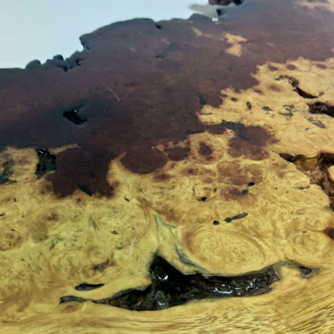 花台 花梨 玉杢 煎茶台 置物台 ウ20