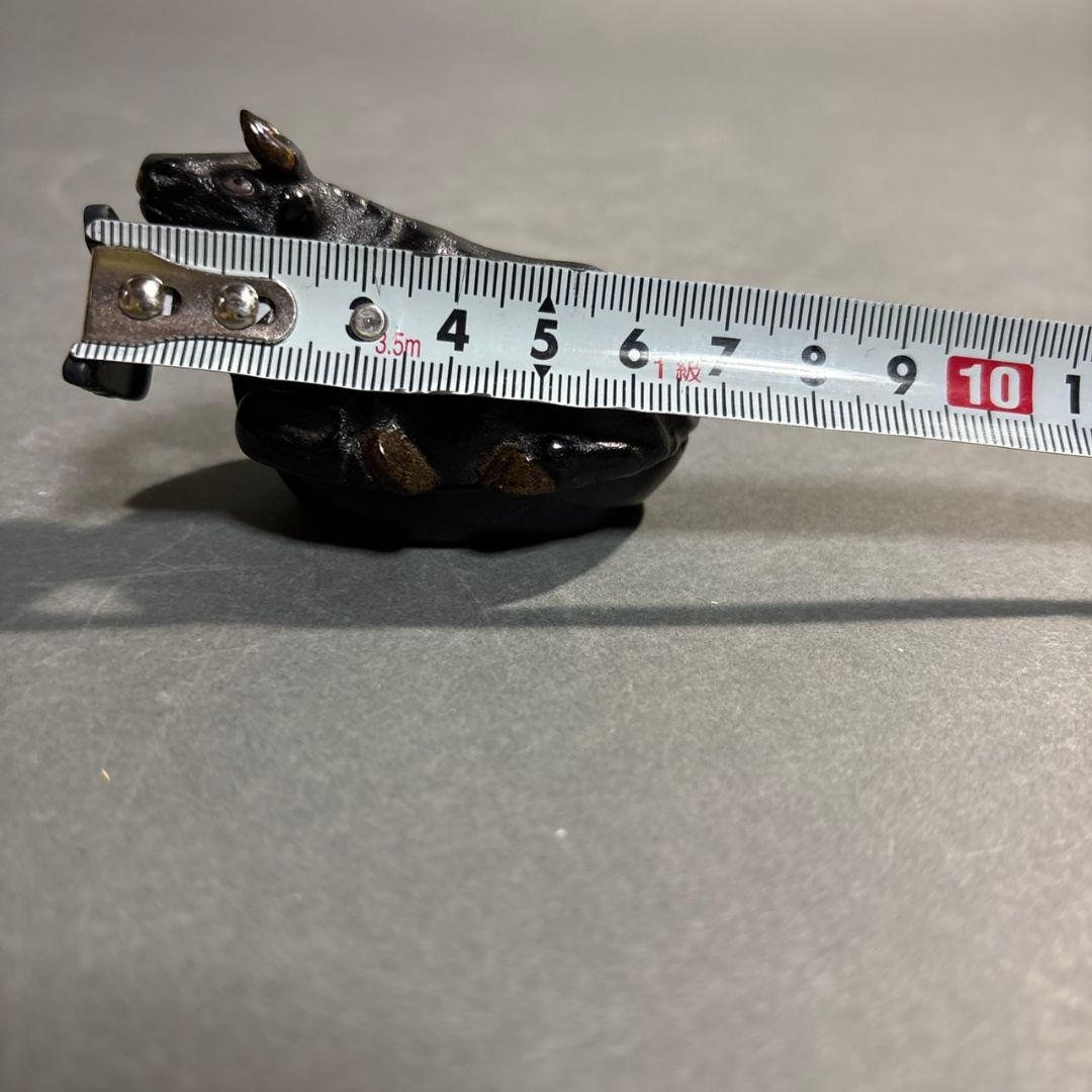 輪島塗　江尻美輪　玄舟　牛　香合　共箱