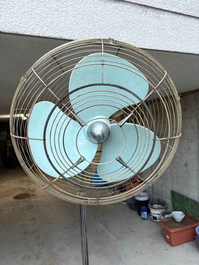 昭和レトロ　三菱　ヴィンテージ　大型扇風機　アンティーク