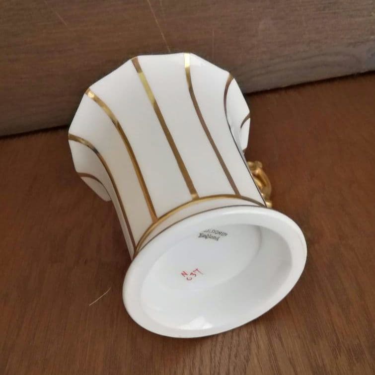 逸品 金彩装飾ハイハンドルC&S アールデコ Cauldon 英国アンティーク