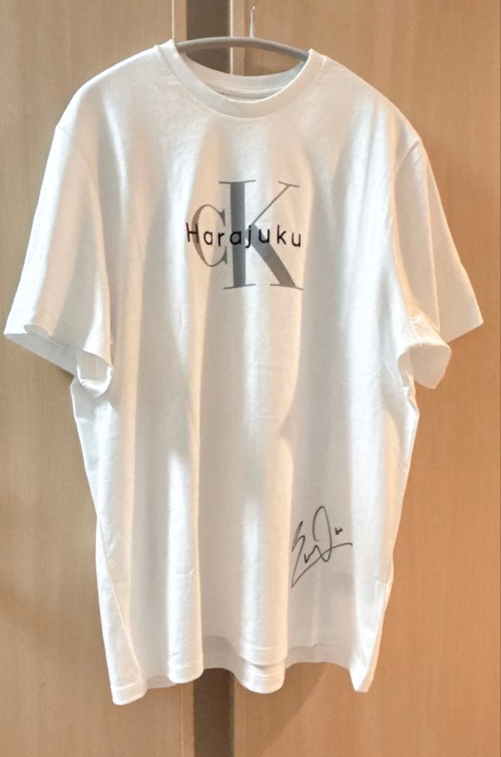 CHA EUN-WOO チャウヌ CK サイン入りのTシャツ CHA EUN-WOO チャウヌ