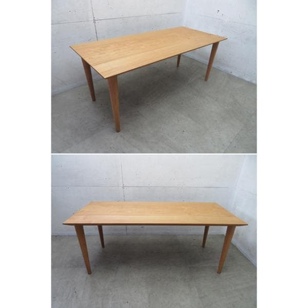 展示品■MUKU工房■旭川家具■無垢材■オーク■北欧デザイン■ダイニングテーブル