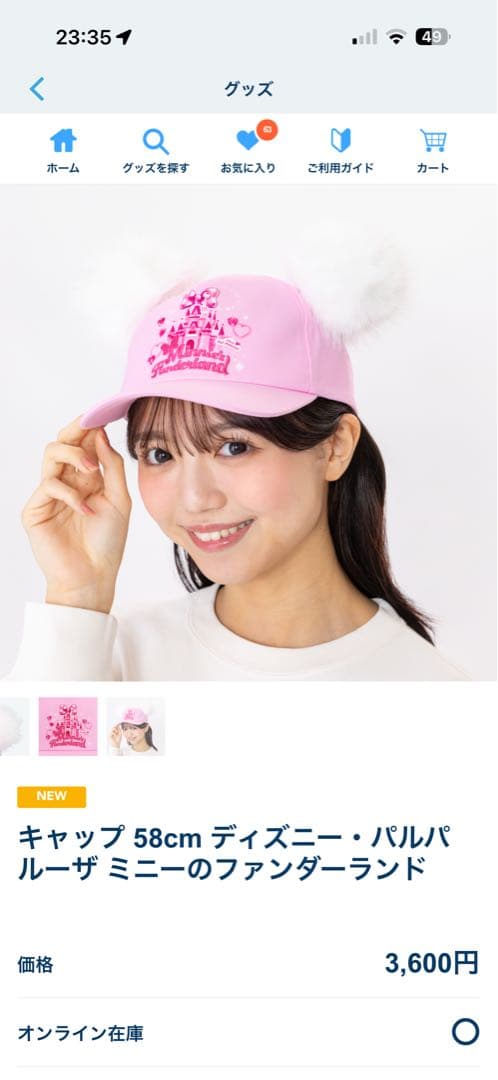 新品未使用ディズニー・パルパルーザ“ミニーのファンダーランド”2026