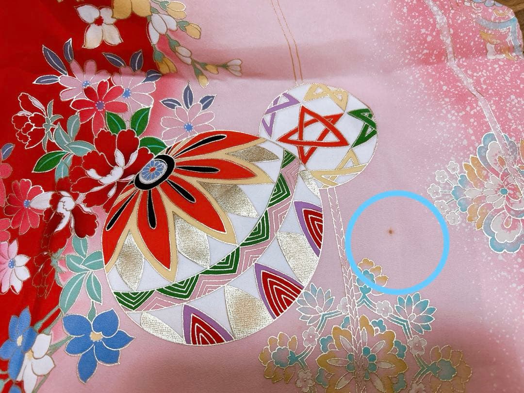 人気の総絞り被布♡七五三　3歳　女の子　フルセット　一式　赤系　正絹