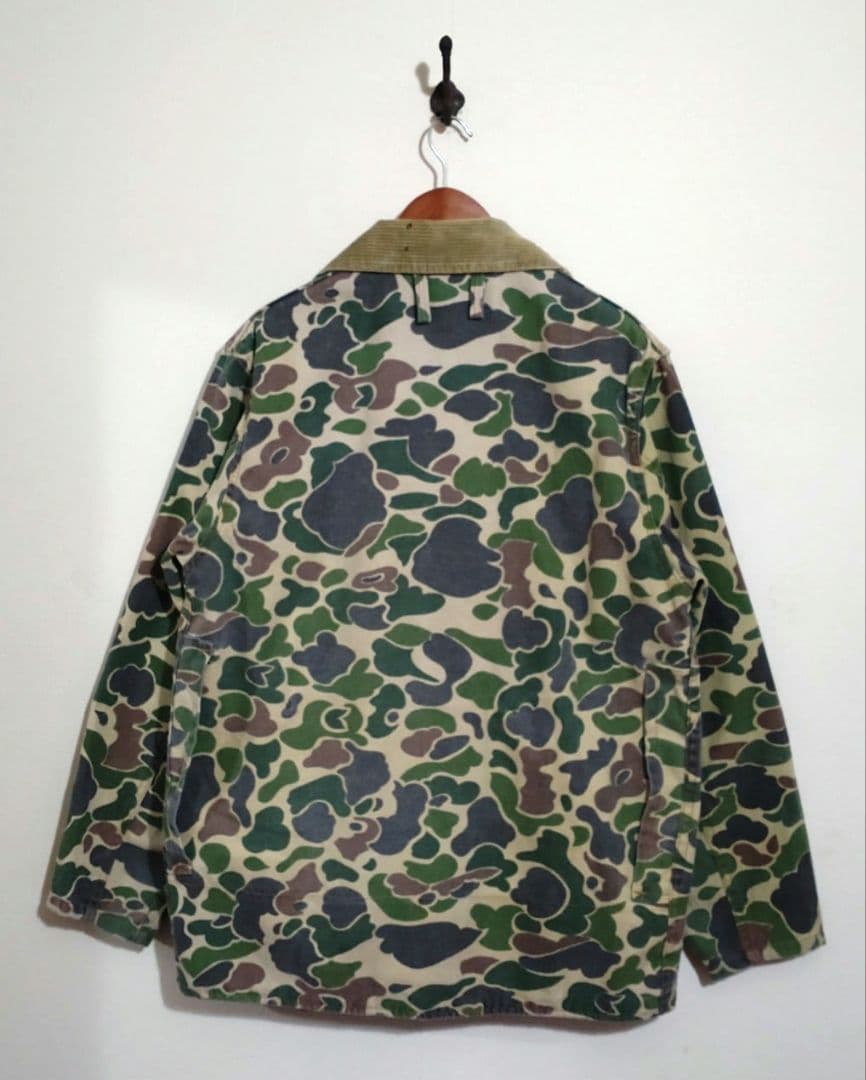 【美品】70S SAFTBAK ハンティングジャケット ダックハンターカモ