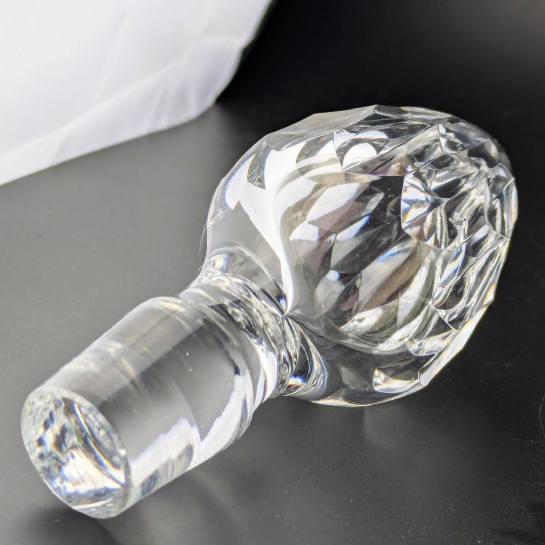 バカラ アルマニャック ダイヤカット デキャンタ 仏ヴィンテージ 刻印