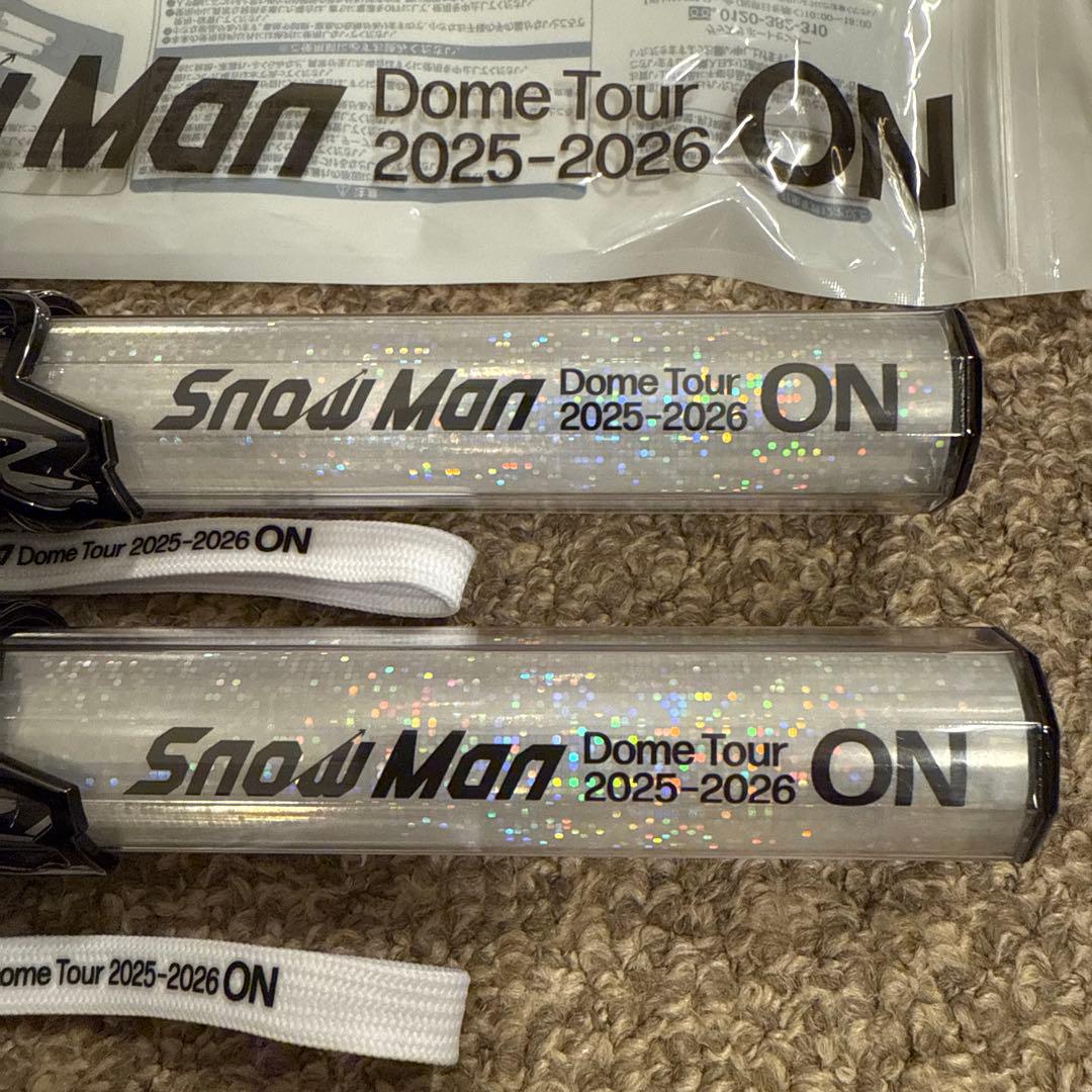 SnowMan DomeTour 2025 ON ペンライト 2本セット - メルカリ