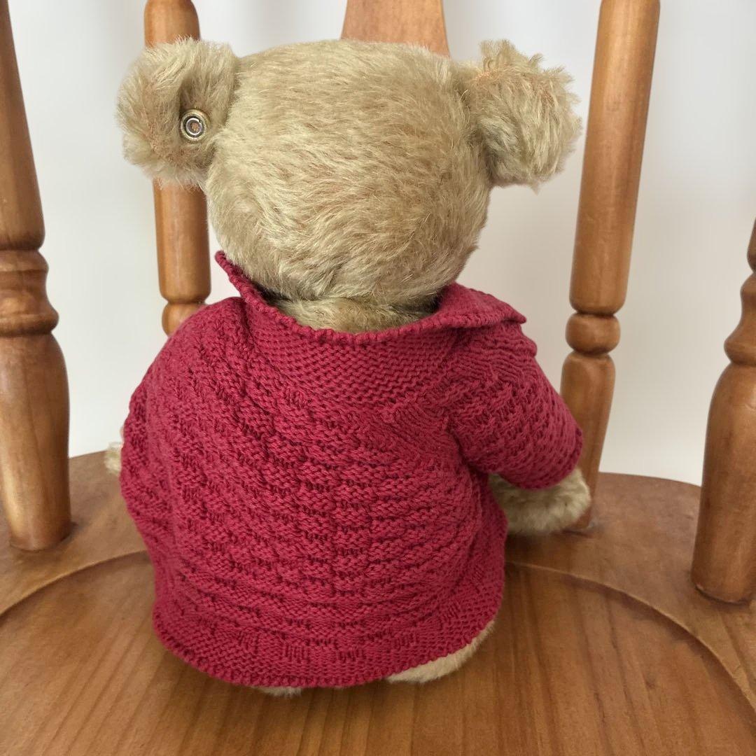 シュタイフ　テディベア　ストラトフォード　限定 30cm 赤セーター