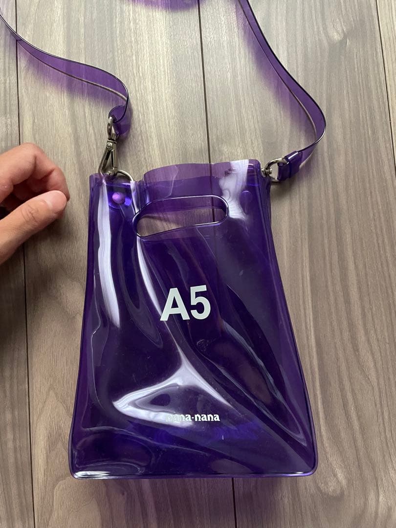 nana-nana A5 パープル ずっと真夜中でいいのに nana-nana バッグ