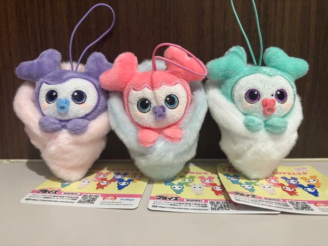 GiGO限定 TWICE おくるみマスコット ミナ サナ モモ 4セット TWICE