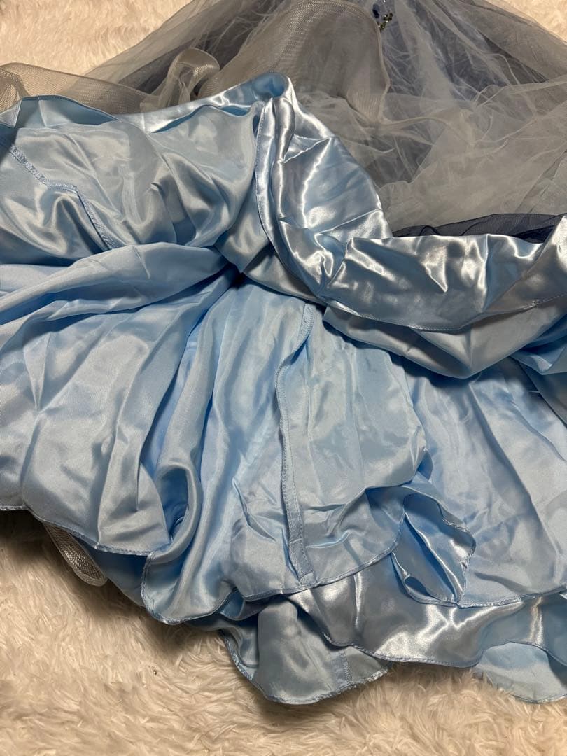 【JEAN MACLEAN/ジャンマクレーン】ロング　バースデードレス　ブルー