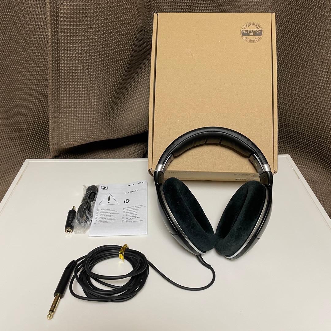 中古】 ゼンハイザー Sennheiser ヘッドホン 有線 HD 599 SE オープン