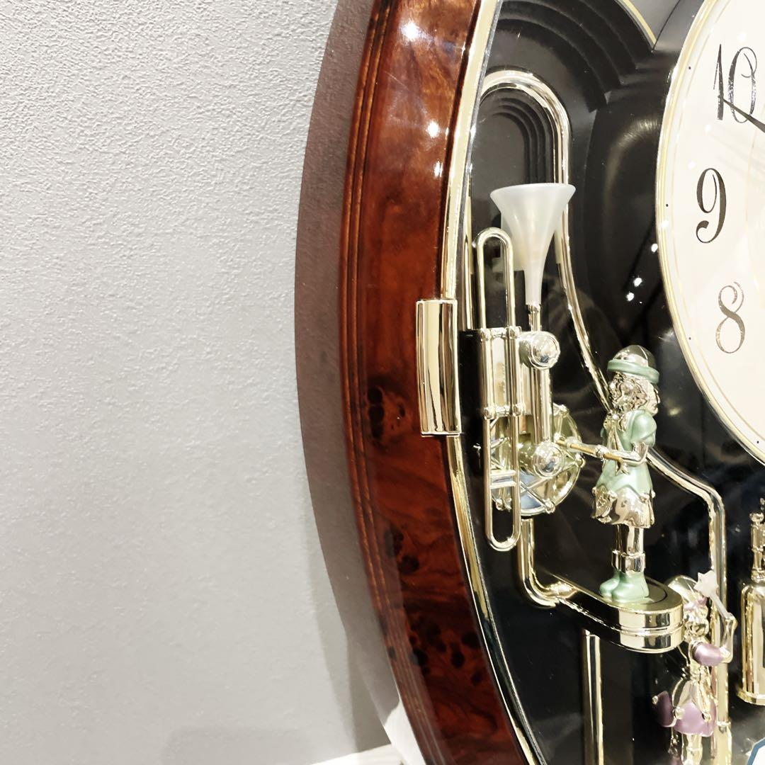 【希少品】リズム工業　スモールワールド　アレムDX からくり時計　4MH713