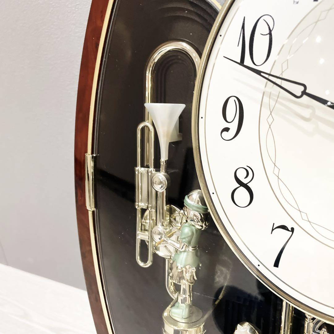 【希少品】リズム工業　スモールワールド　アレムDX からくり時計　4MH713