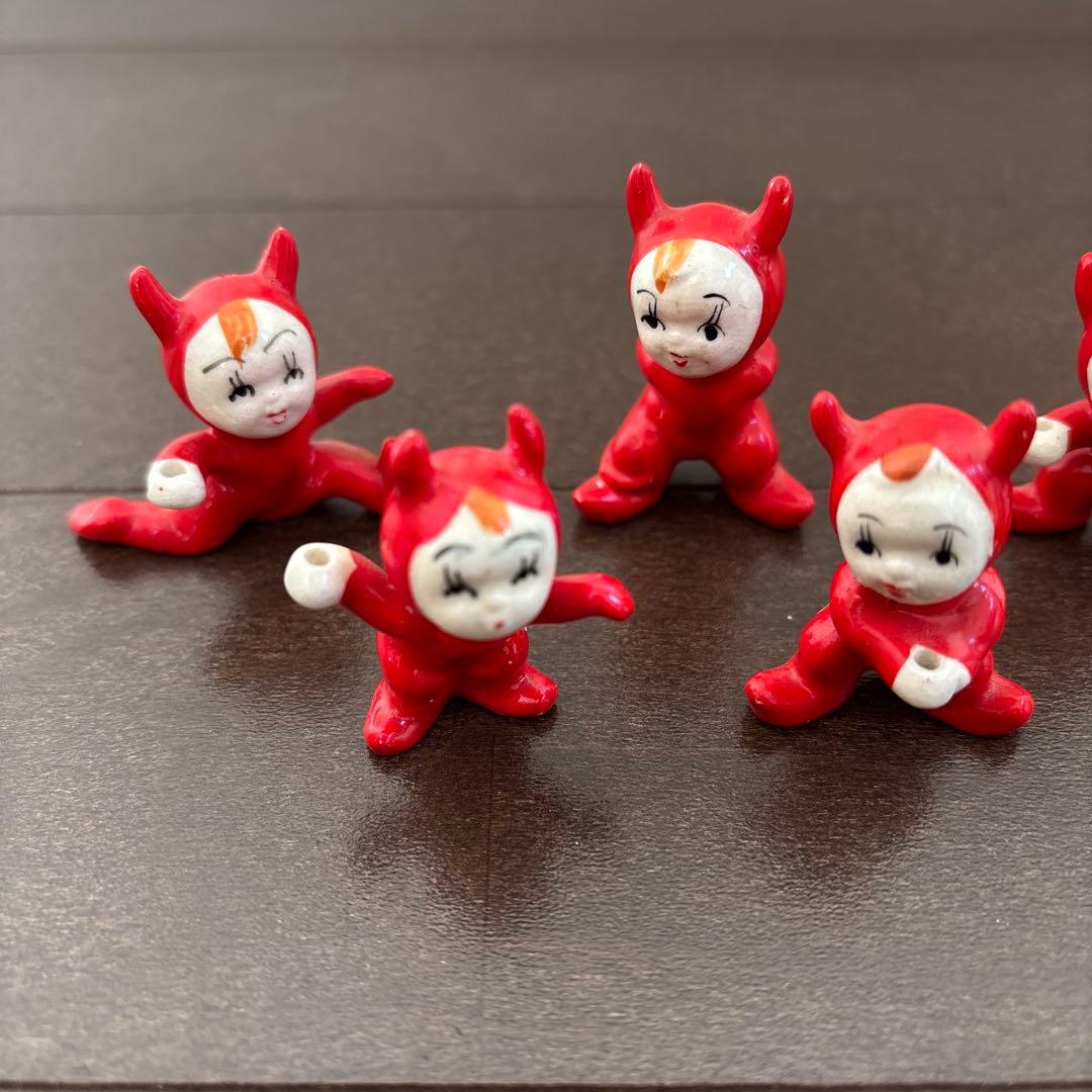ビンテージ 日本製 デビル 小悪魔 悪魔 陶器 オキュパイドジャパン