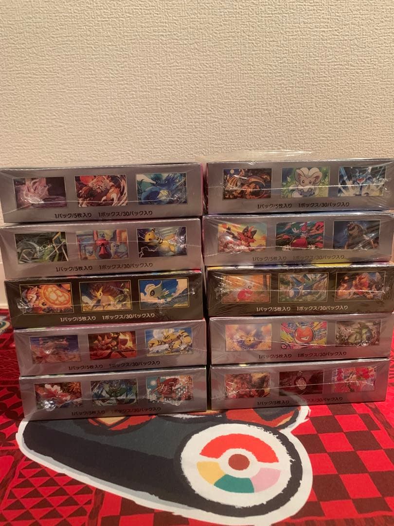 ポケカ 新品未開封シュリンク付きBOX メガブレイブ＆メガシンフォニア他10箱