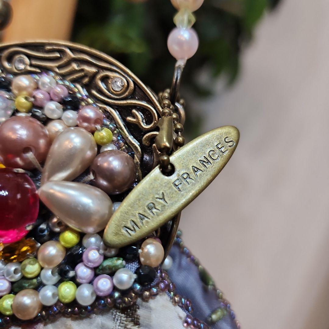 MARY FRANCES:メリーフランシスビーズ装飾パーティーバッグ