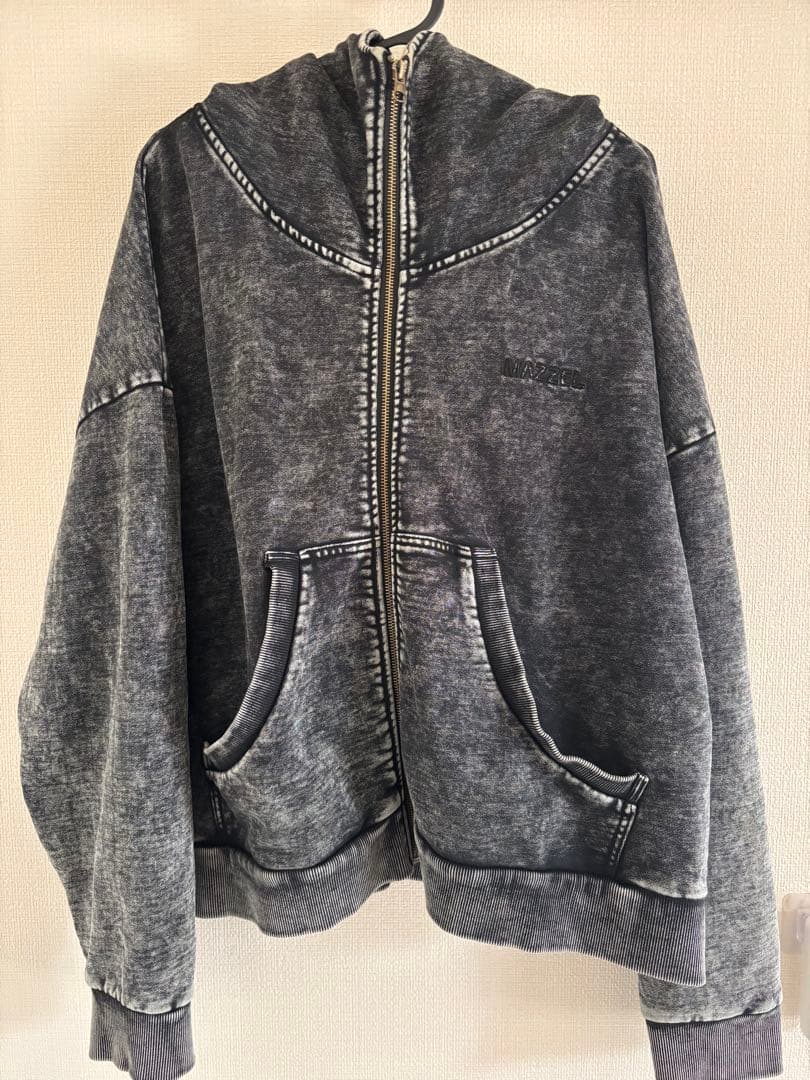 MAZZEL ジップアップパーカー マーゼル パーカー Mサイズ BMSG - メルカリ