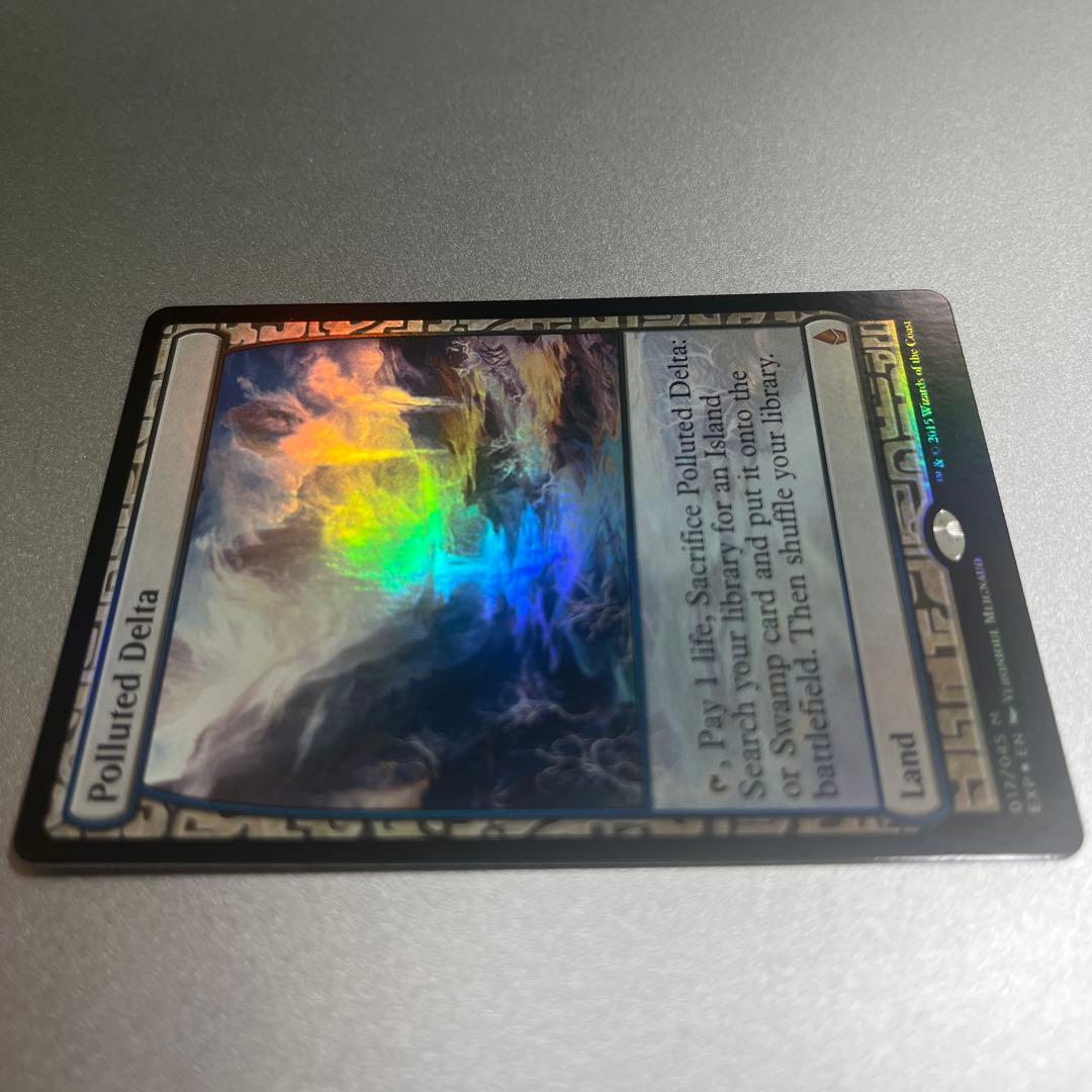 ④MTG foil 《汚染された三角州/Polluted Delta》[EXP