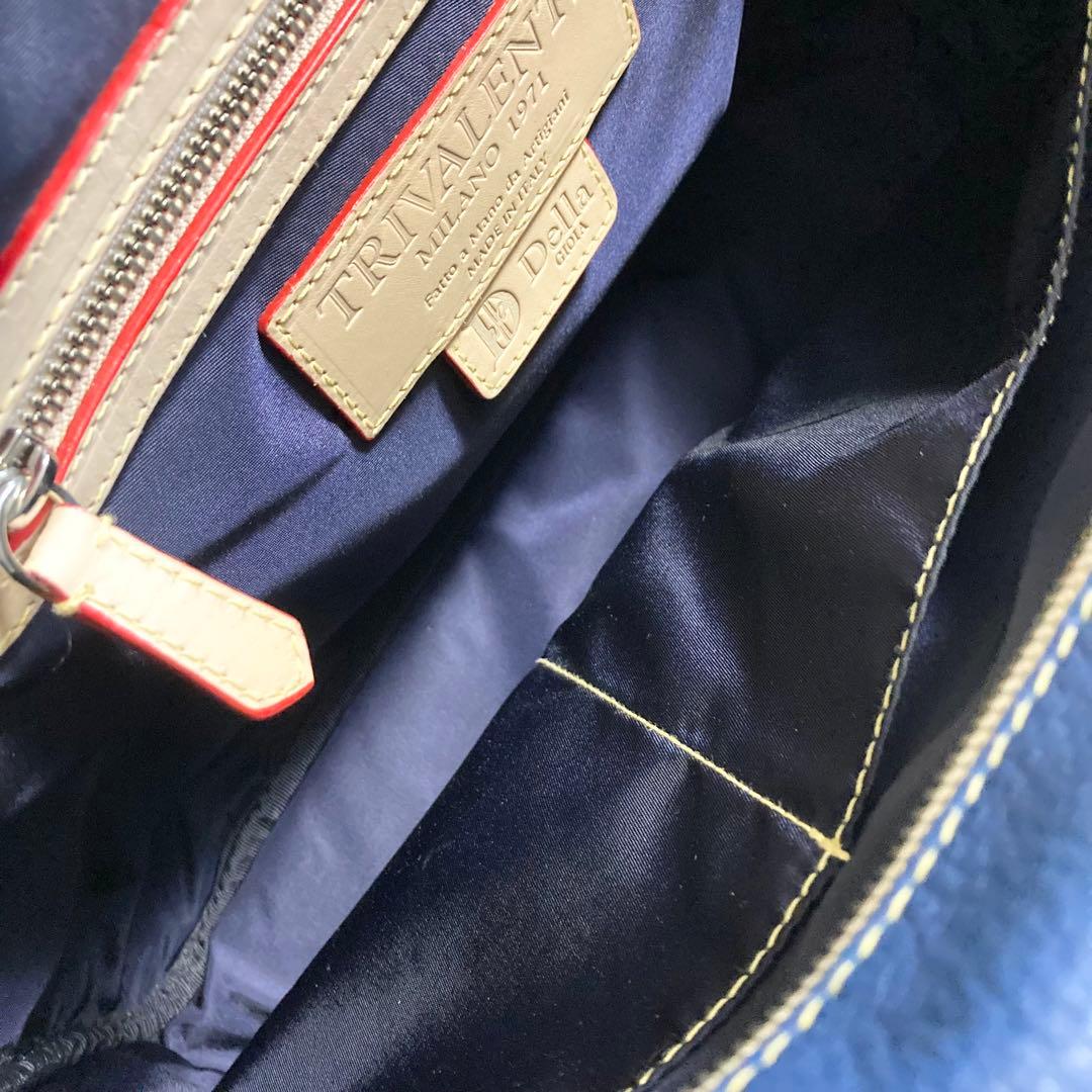 美品 TRIVALENTE × Della トリヴァレンテ デラビジネスバッグ